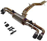 Titanium 3 Inch Exhaust to 4" Quad Exit Tips fits 2018+ Urus 4.0L Twin Turbo V8