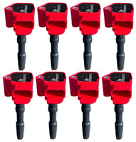 8 Pcs Ignition Coil Pack Upgrade fits 15-18 Audi RS7 S6 S7 S8 4L V8 Turbocharged