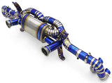 3" Titanium Exhaust into 2.5" Quad Tips fits Huracan LP580 LP610 Coupe / Spyder