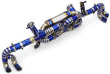 3" Titanium Exhaust into 2.5" Quad Tips fits Huracan LP580 LP610 Coupe / Spyder