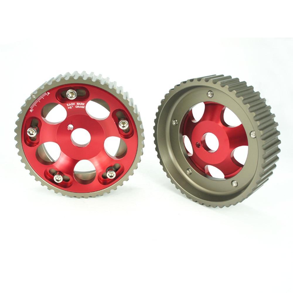 Pcs Cam Gears Pulley KIT Alloy Timing Belt Gear Pulley For