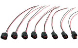 8 EV6 Fuel Injector Wire Harness Pigtails for Jeep Grand Cherokee Wrangler Ram
