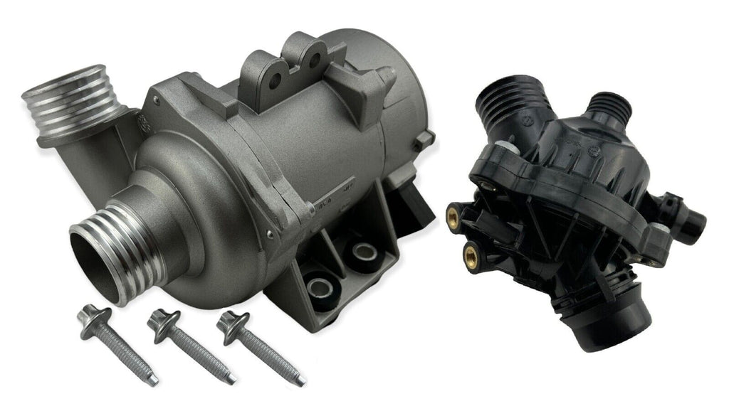 12v Electric Water Pump + Thermostat Housing FITS 2006-13 N52 N51 E60 E82 E90 Z4