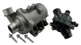 12v Electric Water Pump + Thermostat Housing FITS 2006-13 N52 N51 E60 E82 E90 Z4