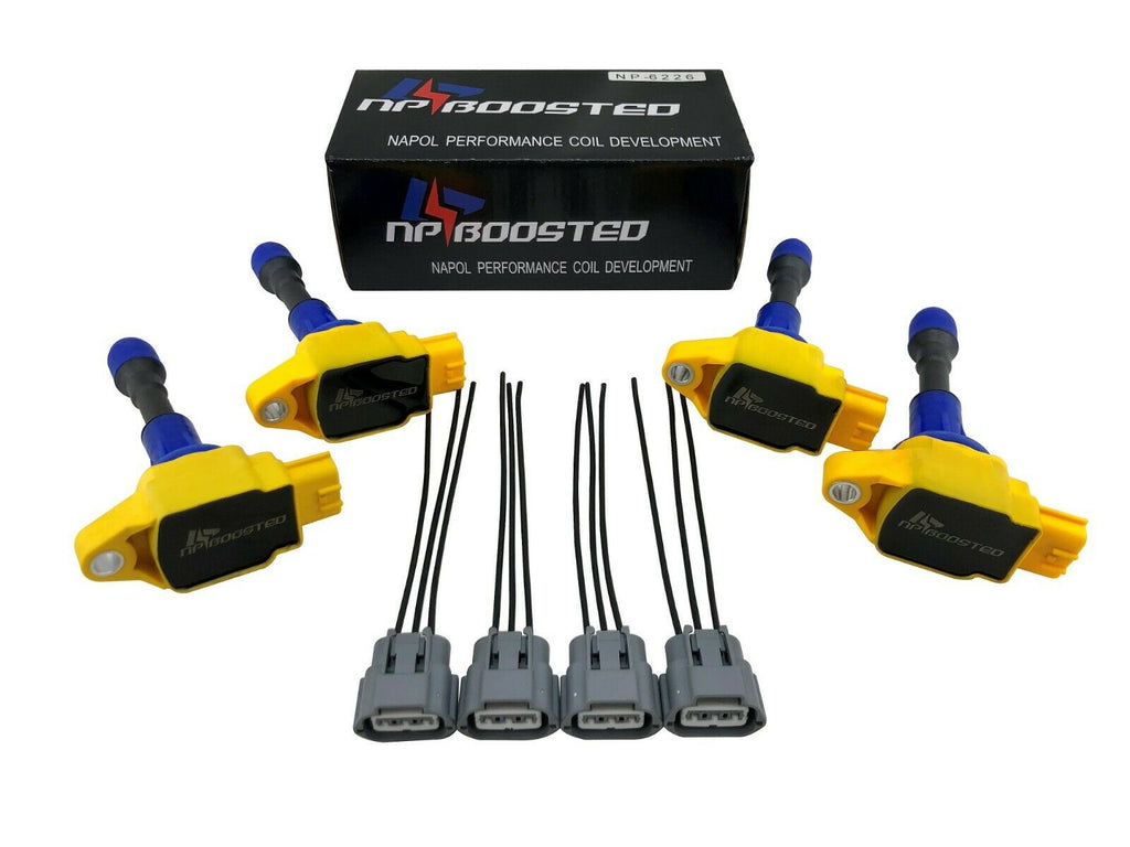 4 PACK R35 GT-R IGNITION COILS for Lancer EVO 1-9 2.0L 4G63T SR20DET CA18DET 1.8