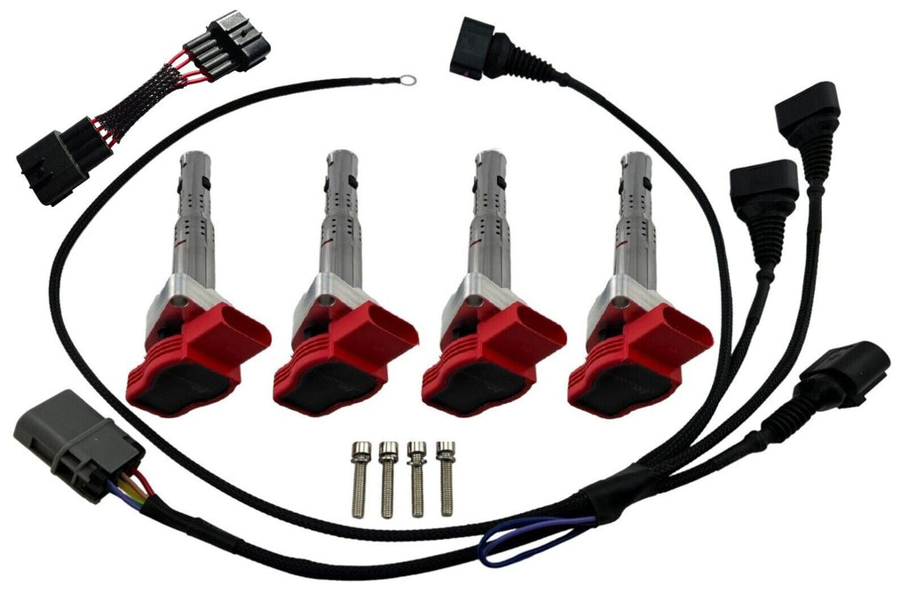 R8 VAG Ignition Coil Pack Swap Wire Harness FOR 91+ 180SX 200SX Silvia Turbo 2.0