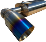 PERFORMANCE DUAL HIFLOW BURNT TIP EXHAUST SYSTEM FITS 2004-11 RX8 RX-8 SE3P 1.3L