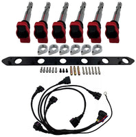 Ignition Coil Pack Wire Harness Conversion Bracket Coils Wiring fits RB25DET NEO