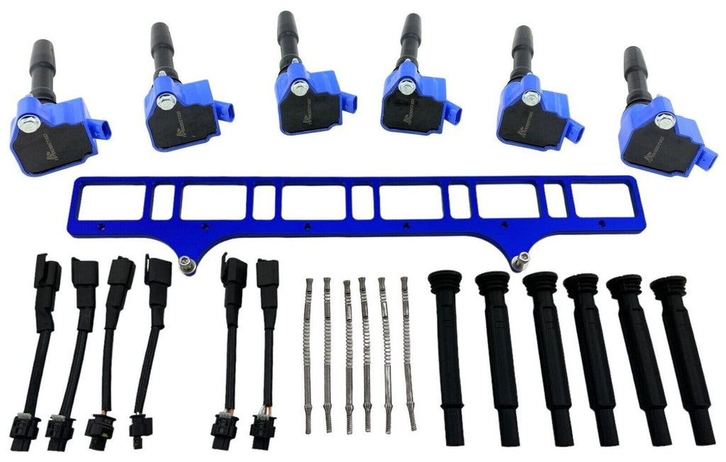 N54 Ignition Coil Upgrade Conversion Kit Performance Coil Packs Bracket Harness