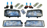 FITS 2003-2007 Chevy Silverado 2002-2006 Avalanche Black Headlights Bumper Lamps