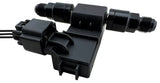E85 Flex Fuel Ethanal Content Sensor w/ Wiring Harness 3/8" AN6 Outlet fittings