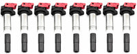 8 Pack Ignition Pencil Coil on Plug FITS 7 Series M5 M6 X5 X6 N63 S63 Twin Turbo