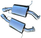 HiFlow Dual 2.5" Exhaust System fits 07-10 335i E90 E92 E93 N54 Coupe Sedan Conv