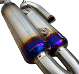 FITS Acura Honda NSX 1991-05 Titanium Performance Exhaust System Blue Quad Tips