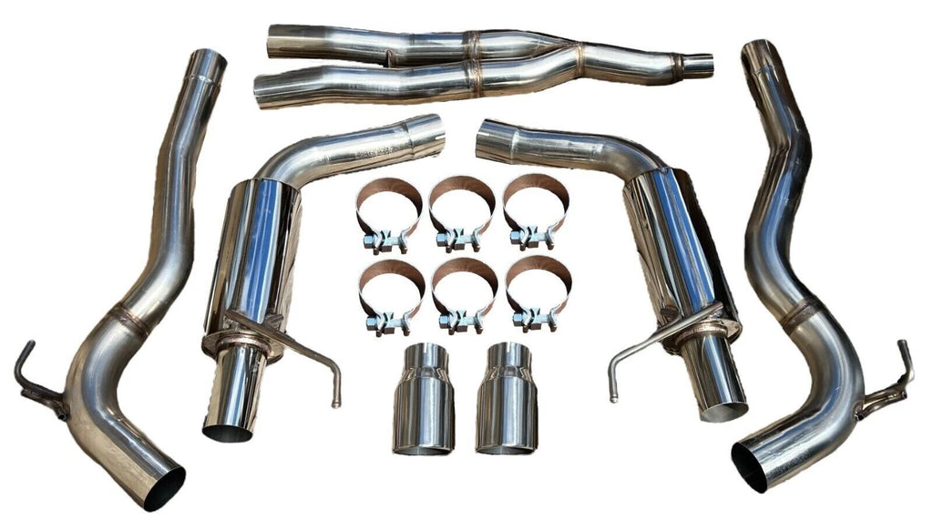 3" Dual Exhaust System FOR 2015 2016 2017 2018 2019+ Mustang 2.3L EcoBoost Turbo