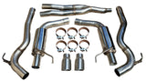 3" Dual Exhaust System FOR 2015 2016 2017 2018 2019+ Mustang 2.3L EcoBoost Turbo