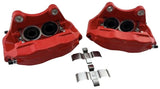 4 POT Red Front Brake Calipers Set fits 2003-2009 350Z Fairlady Z 2004 G35 VQ35