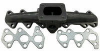 T4 T04B T76 GT45 Turbo Exhaust Manifold Header FITS Supra Aristo JZS161 2JZGTE