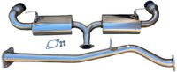 BURNT TIP DUAL CAT BACK EXHAUST 3.5