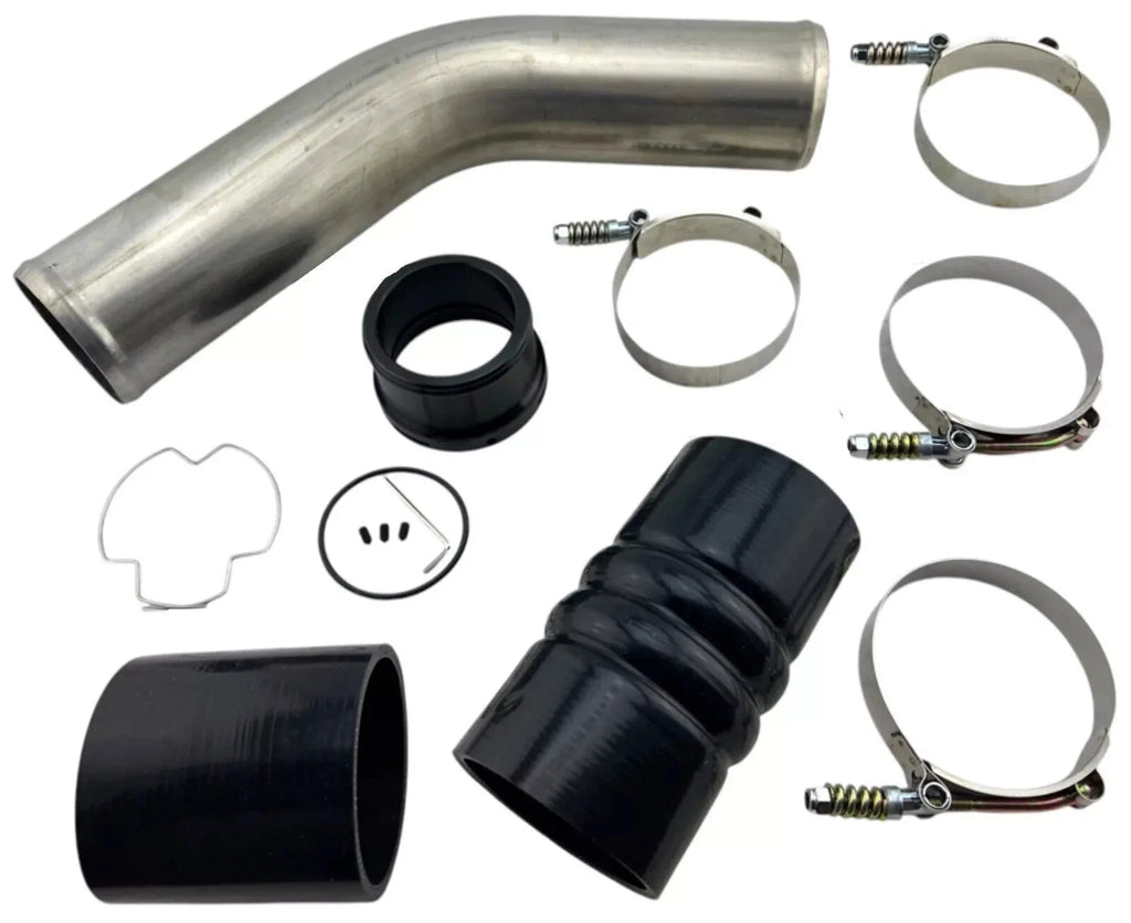 Hot Side Intercooler Pipe Upgrade FOR 11-25 F250 F350 6.7L V8 Powerstroke Diesel