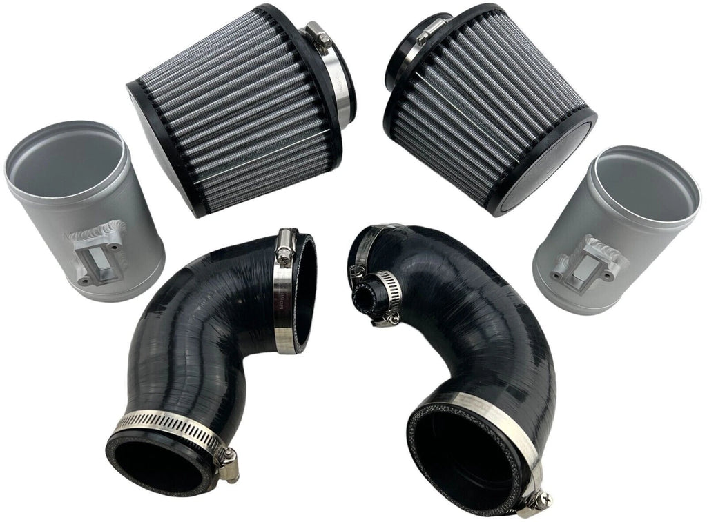 FITS 2016+ Q50 Q60 VR30DDTT 3.0T 3L Twin Turbo V6 Air Intake System Kit Upgraded