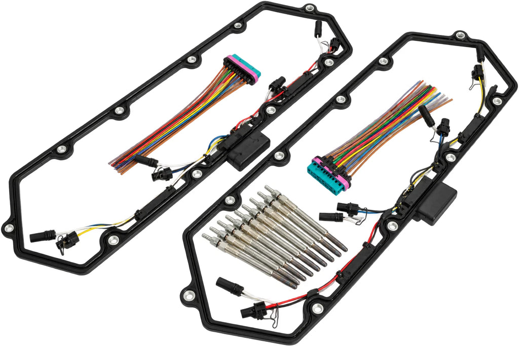 FITS 1998-2003 7.3L Powerstroke Diesel Valve Cover Gaskets Harness 8 Glow Plugs
