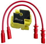 ATV Ignition Coil Pack + Plug Wires for 12+ Sportsman Scrambler 850 1000 Touring