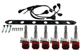 Ignition Coil Conversion Bracket + Coils + Harness FOR R8 to R32 Skyline RB20DET