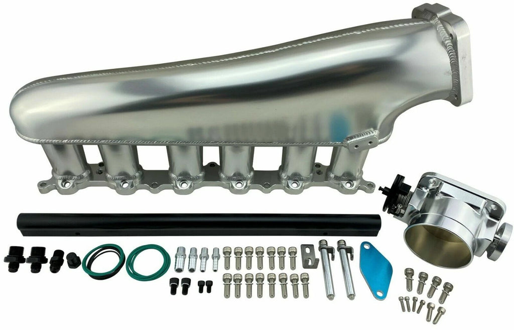 Performance HiFLow Intake Manifold Fuel Rail 90mm Throttle Body FOR 1JZGTE 1JZ