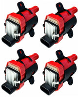 4 Round Ignition Coil Packs FOR Chevy Silverado 1500 2500 GMC 5.3 6.0L 4.8L D585