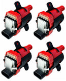 4 Round Ignition Coil Packs FOR Chevy Silverado 1500 2500 GMC 5.3 6.0L 4.8L D585
