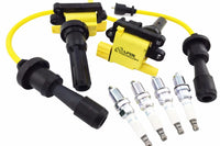 FITS JDM LANCER EVOLUTION IGNITION COIL PACKS WIRES PLUGS SET EVO 4 5 6 7 8 9 MR