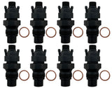 8 Fuel Injectors + 311 40HP Nozzles FITS 92-05 GM Chevy 6.5L 6.5 V8 Turbo Diesel