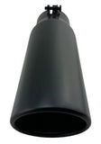 Diesel Black Stainless Steel Bolt On Exhaust Tip 4" Inlet - 5" Outlet - 15" Long