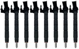 FITS 0986435410 0445117010 Fuel Injectors 6.6L V8 LML Reman Duramax Turbo Diesel