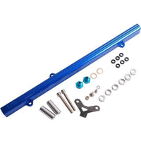 For Toyota Supra / Aristo 2JZ 2JZGTE Aluminium Billet Top Feed Injector Fuel Rail Turbo Kit Blue High Quality