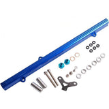 For Toyota Supra / Aristo 2JZ 2JZGTE Aluminium Billet Top Feed Injector Fuel Rail Turbo Kit Blue High Quality