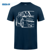 Mens Race Car 2JZ JDM Toyota Supra MK4 2JZGTE Tee Shirts S-XXXL Men's T Shirts 100% Cotton Fabric