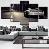 Modern Canvas Wall Art Home Decorative For Living Room HD Printed Modular Type Poster 5 Pieces Nissa Skyline Gtr Car Painting