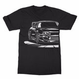 2018 Hot Sale Summer Japanese Car 2JZ GTE JDM T-Shirt Outline High Quality 100% Cotton For Man Shirts