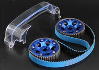 Racing Timing Belt + Cam Cover + Cam Gear Pulley Fits Kit For Toyota Supra MK4 IV 2JZ-GTE 2JZ 1993-2002 Red/Blue/Purple 2JZGTE Aristo