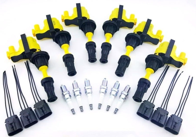 FAIRLADY Z 300ZX IGNITION COILS & NGK SPARK PLUGS WIRE HARNESS