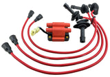 IGNITION COIL SPARK PLUG WIRES for 96-98 JDM IMPREZA WRX STI FORESTER 2.0L V3 V4