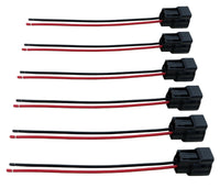 6 Fuel Injector Wire Harness Connectors Kit for NISMO Nissan Side Feed Injectors