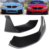 2PCS CARBON FIBER FRONT BUMPER SPLITTER LIP FOR BMW F80 M3 2015-18 F82 M4 14-18