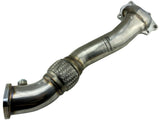 TURBO EXHAUST DOWNPIPE FOR 08-15 LANCER EVOLUTION X MR EVO EVOX 10 2.0L GSR 4B11