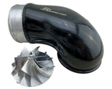 Turbo Inlet Elbow Billet Compressor Wheel for 04-05 GMC Sierra 6.6L LLY Duramax