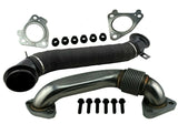 Hi Flow Downpipe + Passenger Up Pipe Upgrade Kit for 04-10 Sierra Silverado 6.6L