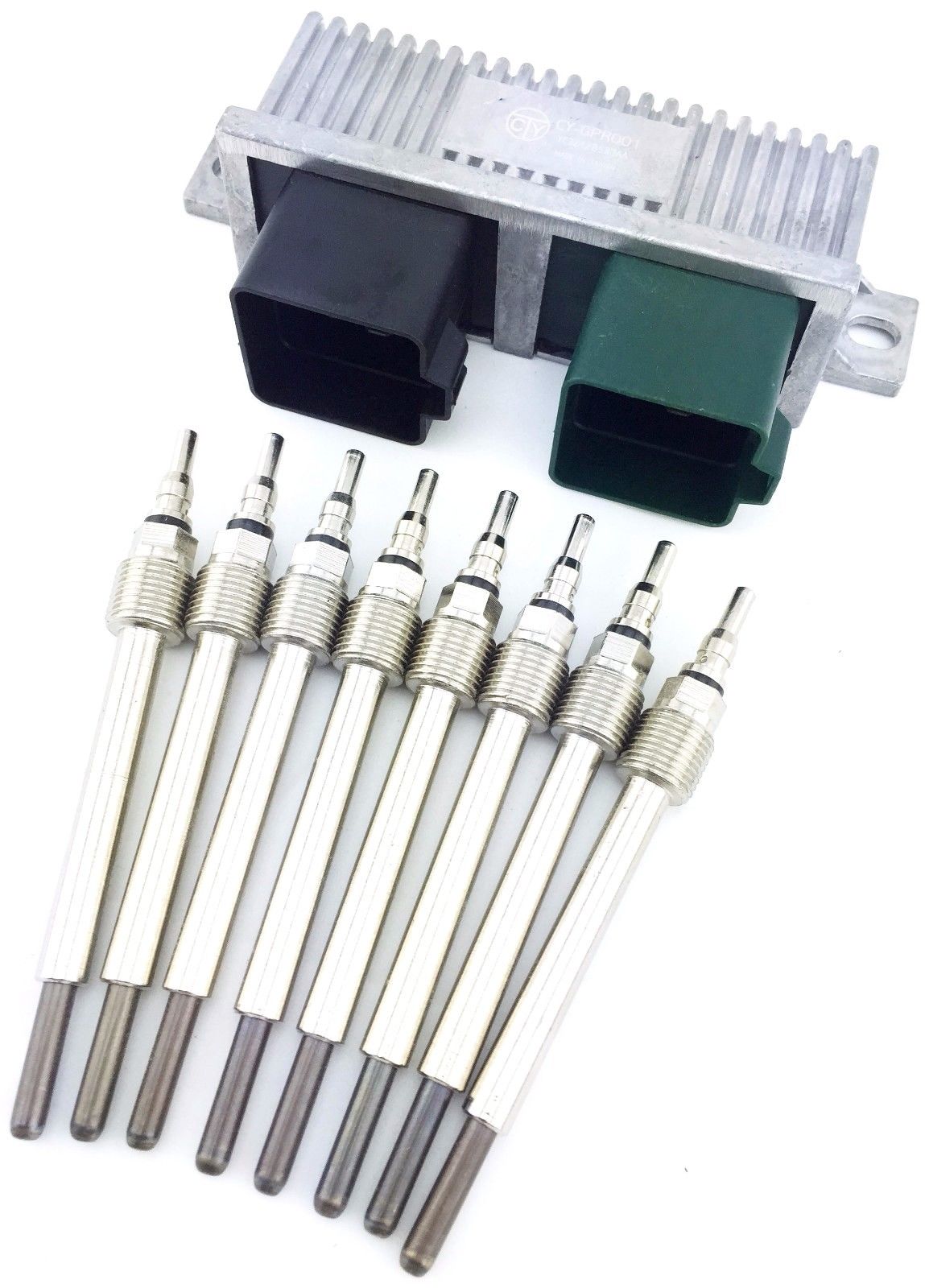Plug Module 08-10 FORD 6.4L V8 POWERSTROKE GLOW PLUGS & MODULE F250 F350 F450 F-25 ...