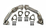 Passenger Side + Drivers Up Pipe Exhaust for LB7 LLY LBZ LMM LML 6.6L Duramax V8